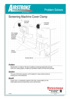Screening Machine Cover Clamp