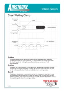 Sheet Welding Clamp